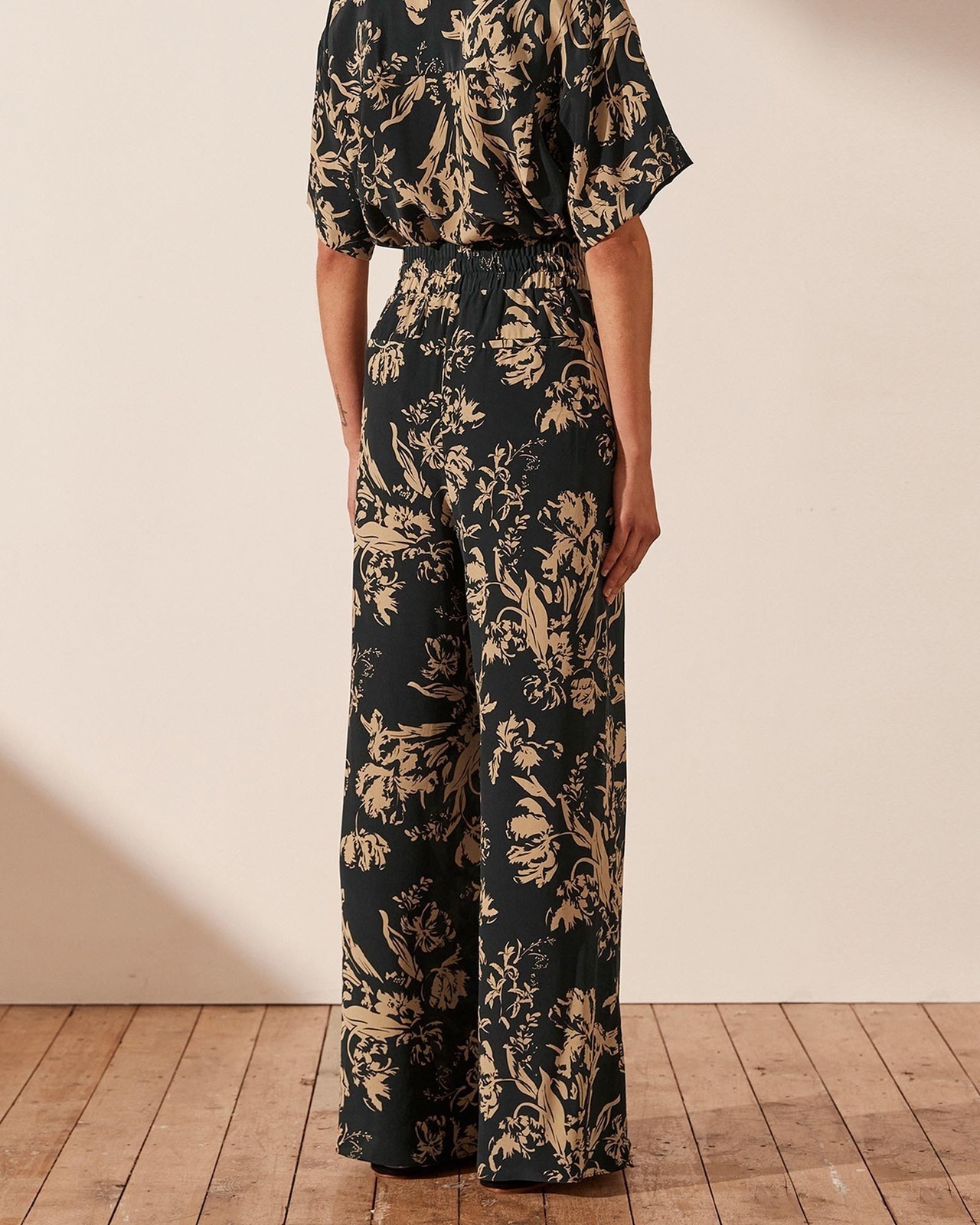 Shona Joy Dawn Relaxed Silk Pants