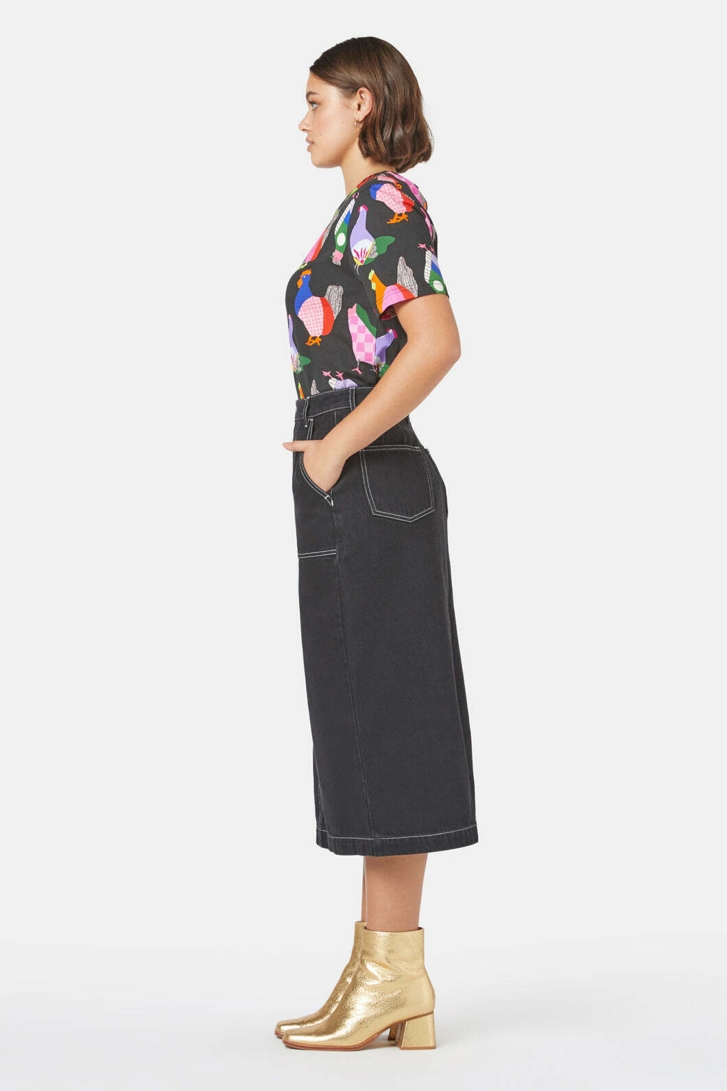 Midnight Denim Skirt
