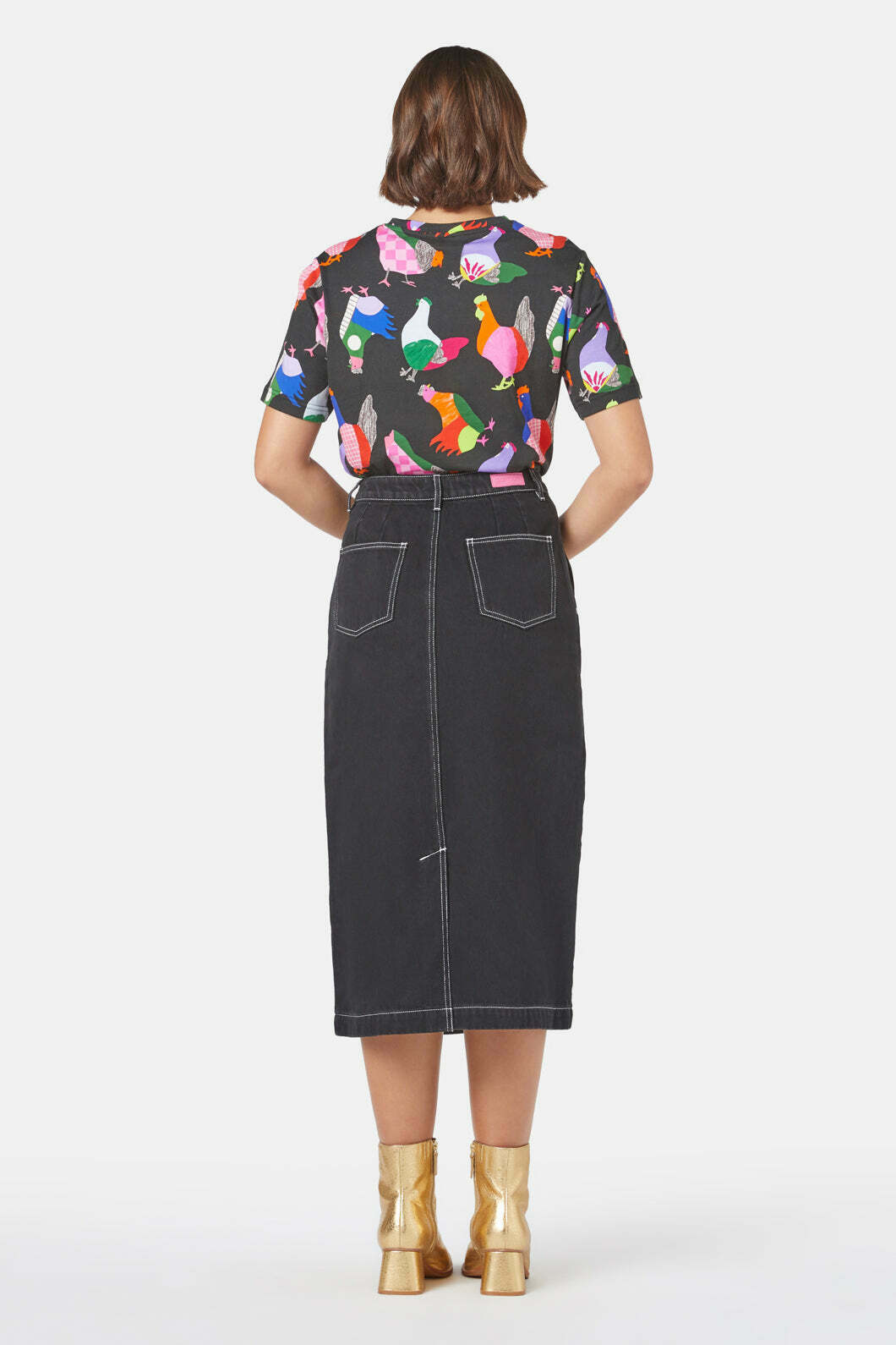 Midnight Denim Skirt