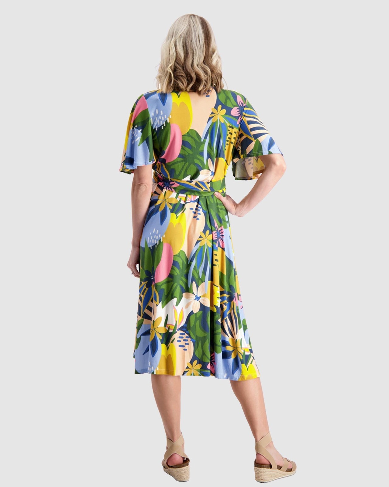 Kasey Rainbow x Maive Maternity and Nursing Wrap Dress